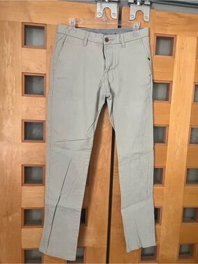 Vissla High Tider Men's Light Gray Casual Chino Pants, 31